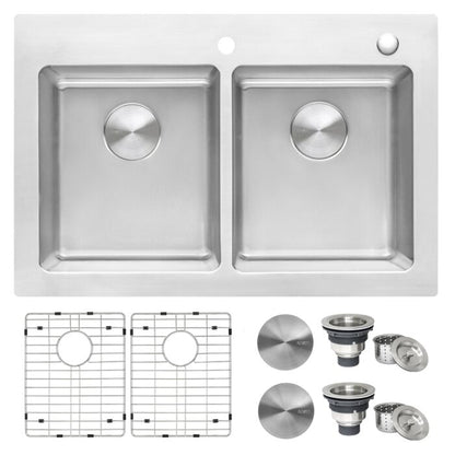 Ruvati Ruvati Modena 33" x 22" Drop-in Kitchen Sink - Culinary Kitchen OKC