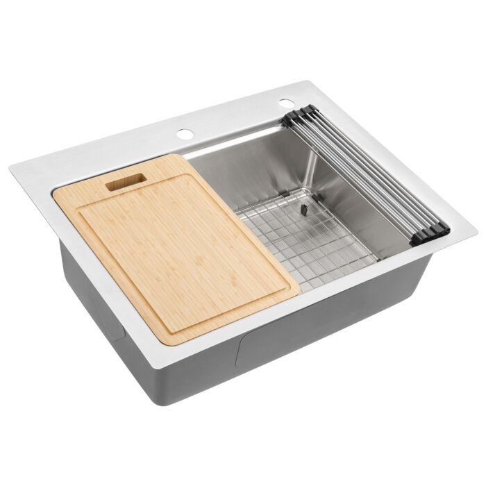Ruvati Ruvati Renaro Topmount Kitchen Sink Single Bowl - Culinary Kitchen OKC