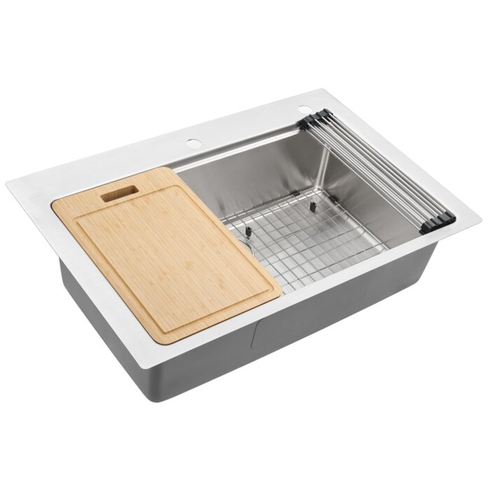 Ruvati Ruvati Renaro Topmount Kitchen Sink Single Bowl - Culinary Kitchen OKC