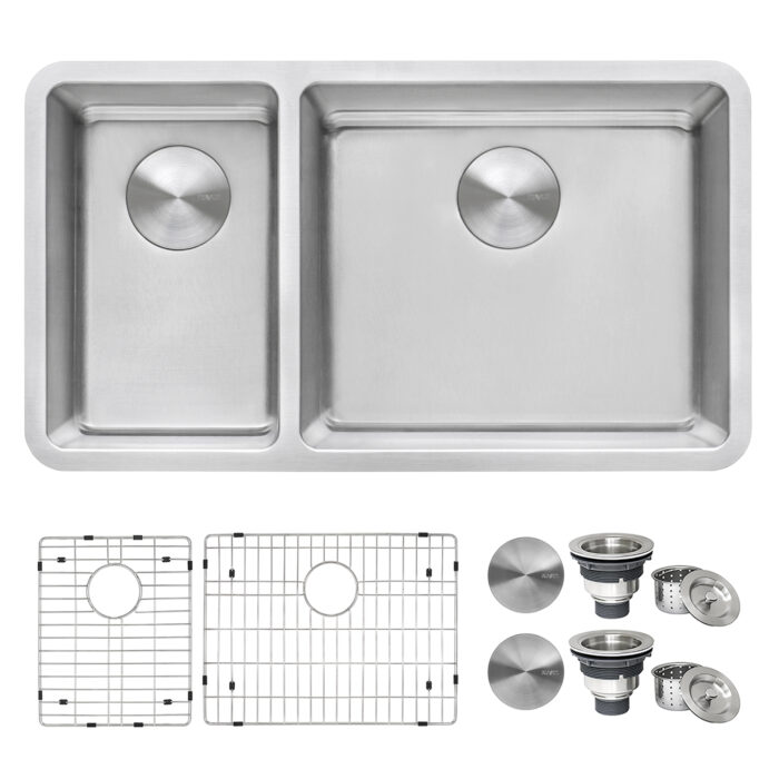 Ruvati Ruvati Modena Undermount Double Bowl Kitchen Sink - Culinary Kitchen OKC