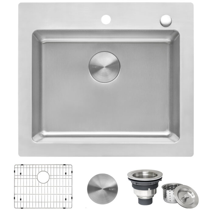 Ruvati Ruvati Modena Drop-In Kitchen Sink Stainless Steel - Culinary Kitchen OKC