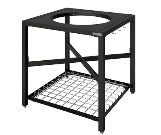 Big Green Egg Large Egg Frame with Stainless Grid insert for Modular Nest System - Culinary Kitchen OKC