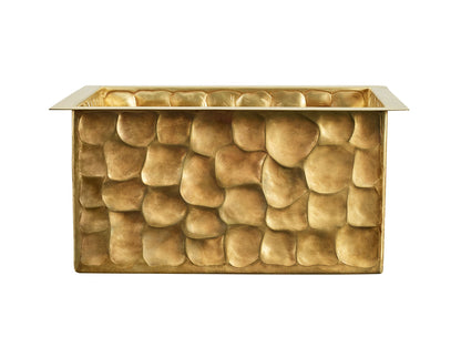 Thompson Traders Thompson Traders Rivera Tortuga Satin Brass Kitchen Sink - Culinary Kitchen OKC