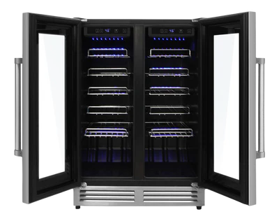 Thor Thor 24" 42 bottle Dual Zone Built-In Wine Cooler - Culinary Kitchen OKC