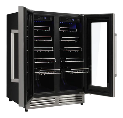 Thor Thor 24" 42 bottle Dual Zone Built-In Wine Cooler - Culinary Kitchen OKC