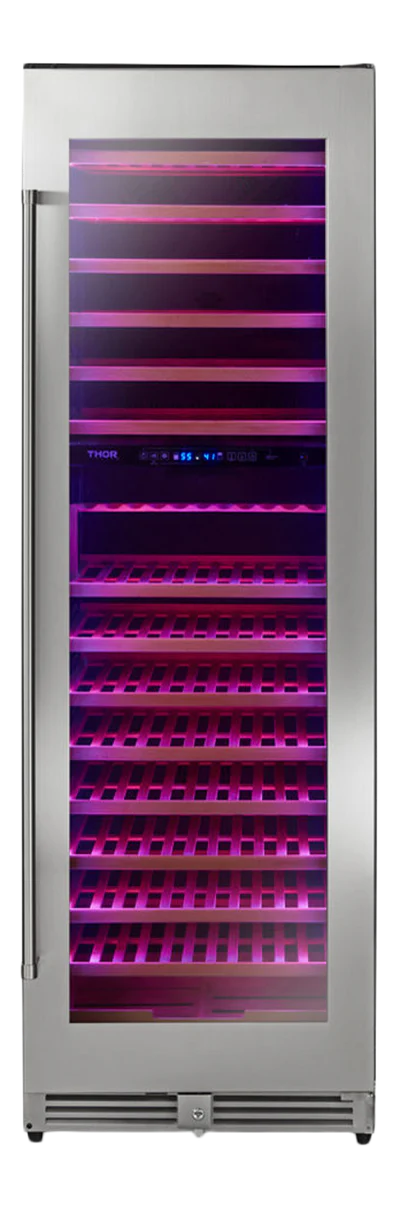 Thor Thor 24" Dual Zone Wine Cooler, 162 Wine Bottle Capacity - Culinary Kitchen OKC