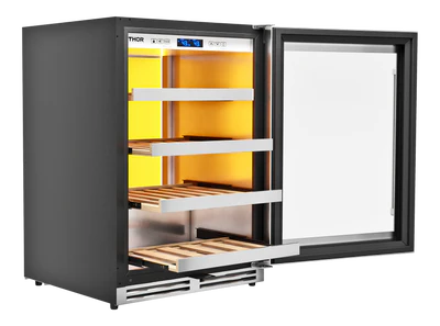Thor Thor 24" Single Zone Wine Cooler, 45 Bottle Capactiy - Culinary Kitchen OKC