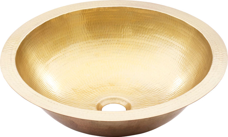 Thompson Traders Thompson Traders Tacambaro Antique Satin Gold Bathroom Sink - Culinary Kitchen OKC