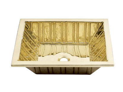 Thompson Traders Tonala Polished Brass Bathroom Sink