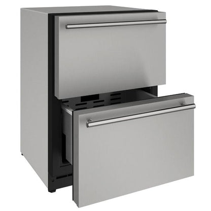 U-Line U-Line 2000 Series 24" Undercounter Refrigerator Drawers - Culinary Kitchen OKC