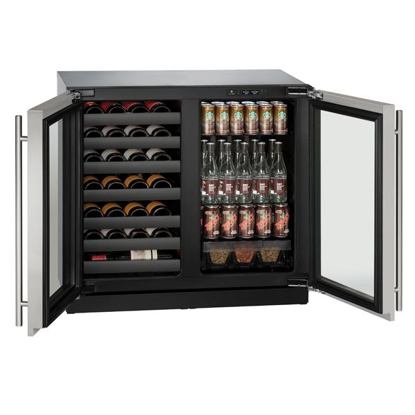 Bertazzoni U-Line 3000 Series 36" Beverage Center - Culinary Kitchen OKC