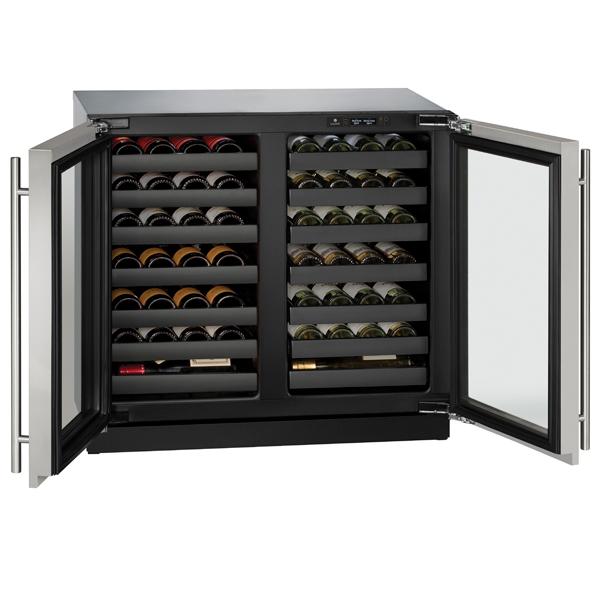 U-Line U-Line 3000 Series 36" Dual-Zone Wine Fridge - Culinary Kitchen OKC