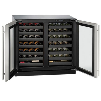 U-Line U-Line 3000 Series 36" Dual-Zone Wine Fridge - Culinary Kitchen OKC