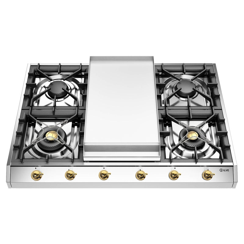 Ilve Ilve Nostalgie II 36" Cooktop w Griddle - Culinary Kitchen OKC