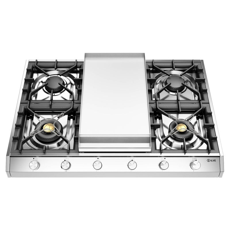 Ilve Ilve Professional Plus II 36" Cooktop w Griddle - Culinary Kitchen OKC