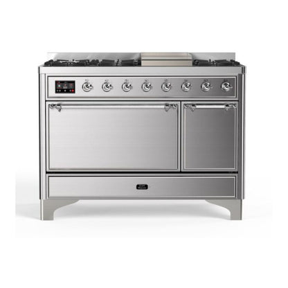 Ilve Ilve Majestic II 48" Dual Fuel Solid Door - Culinary Kitchen OKC