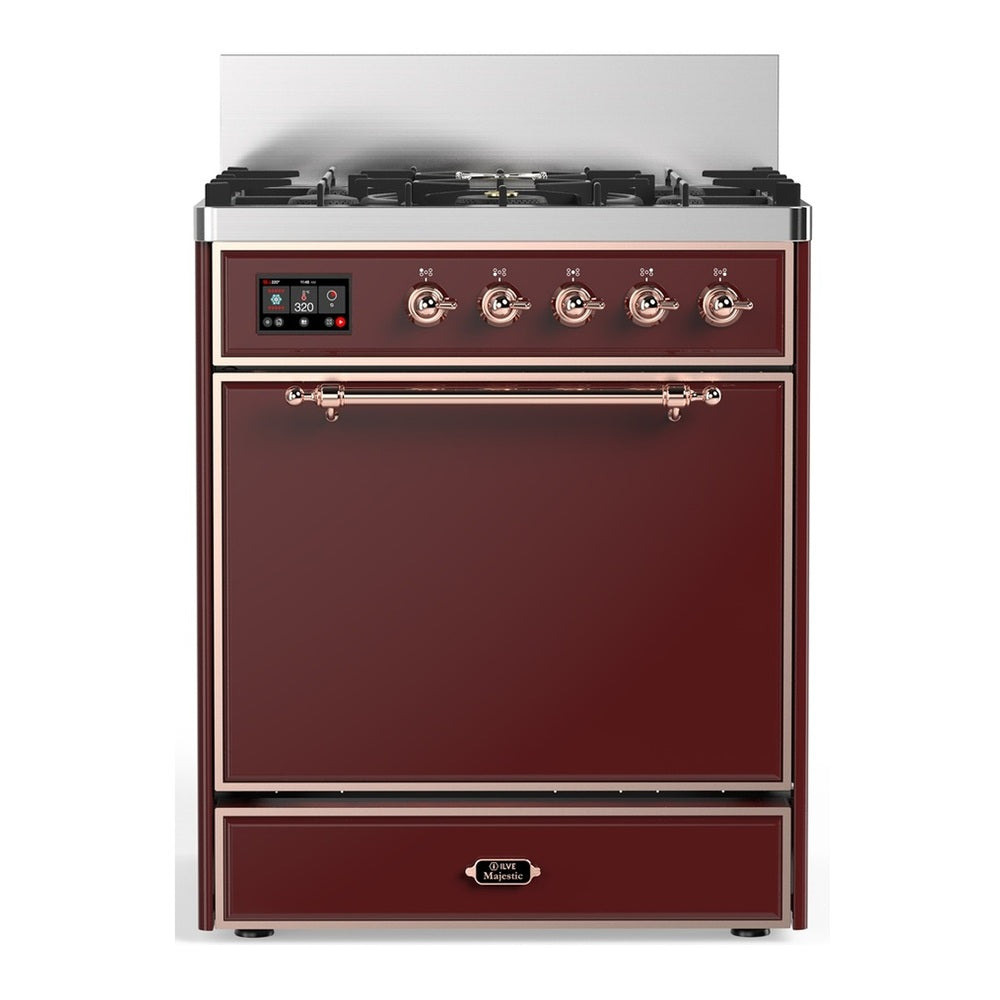 Ilve Ilve Majestic III 30" Dual Fuel Solid Door - Culinary Kitchen OKC