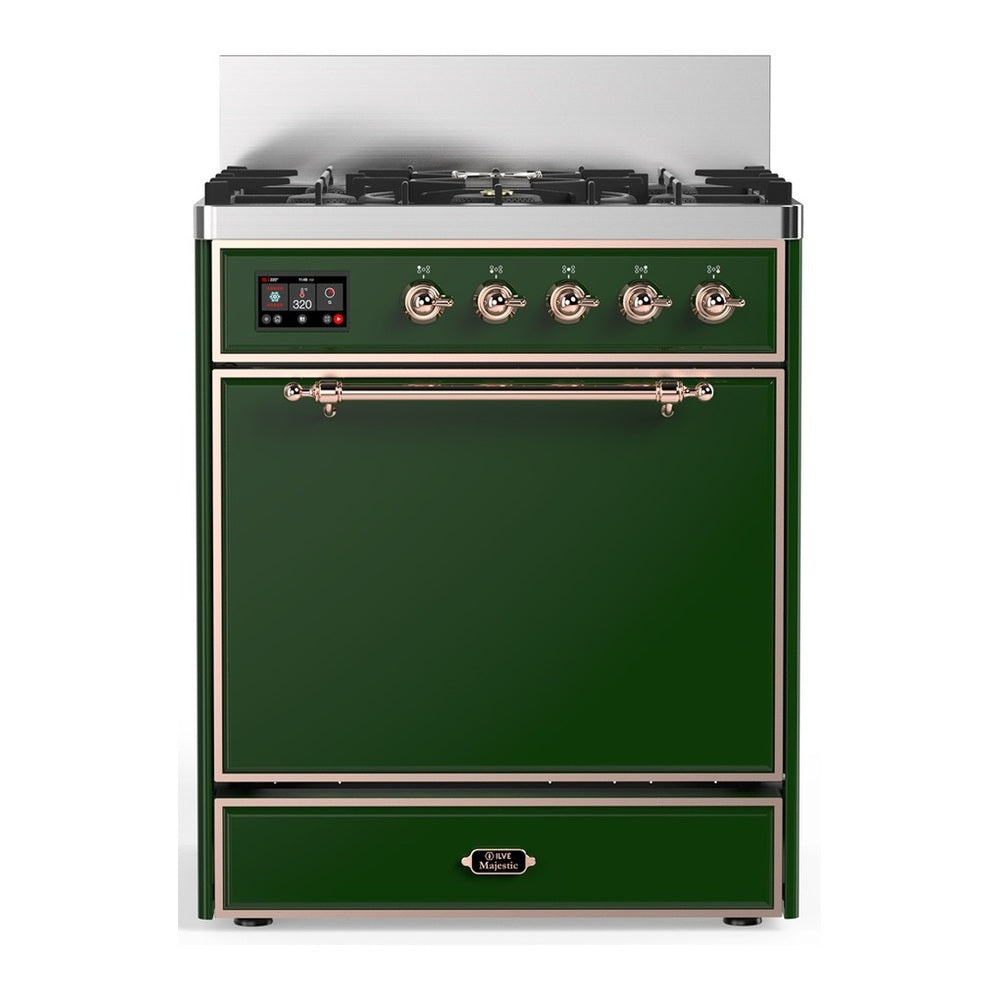 Ilve Ilve Majestic III 30" Dual Fuel Solid Door - Culinary Kitchen OKC