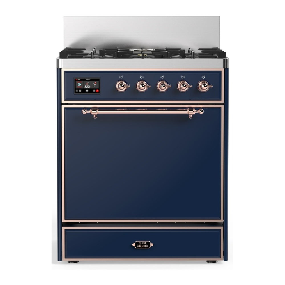 Ilve Ilve Majestic III 30" Dual Fuel Solid Door - Culinary Kitchen OKC