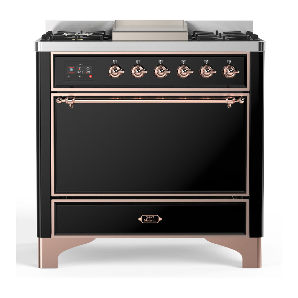 Ilve Ilve Majestic III 36" Dual Fuel Solid Door - Culinary Kitchen OKC