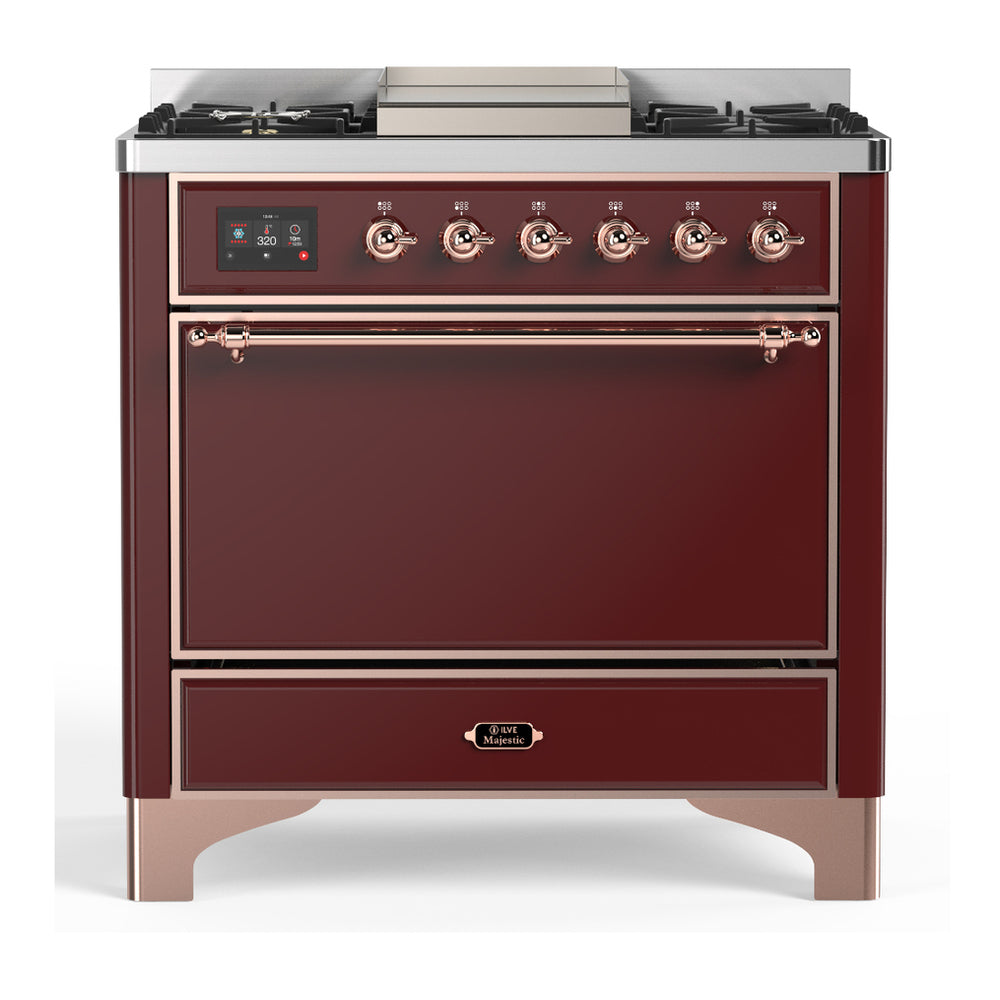 Ilve Ilve Majestic III 36" Dual Fuel Solid Door - Culinary Kitchen OKC