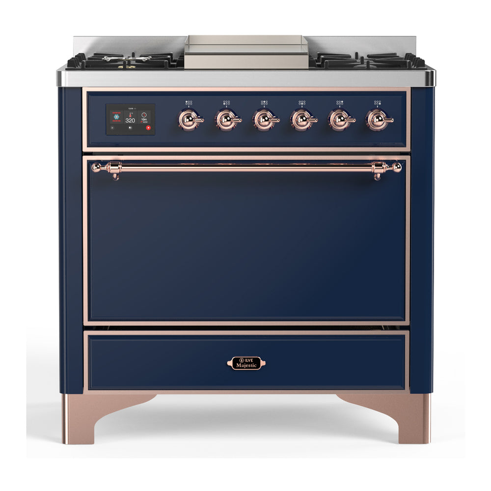 Ilve Ilve Majestic III 36" Dual Fuel Solid Door - Culinary Kitchen OKC