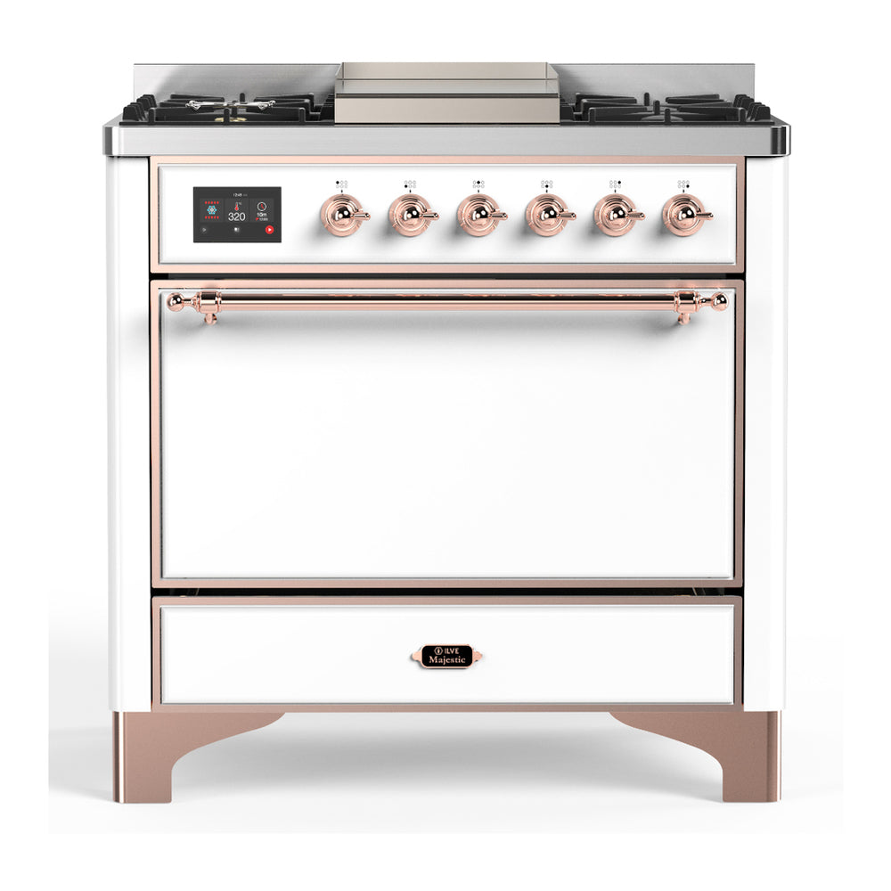 Ilve Ilve Majestic III 36" Dual Fuel Solid Door - Culinary Kitchen OKC