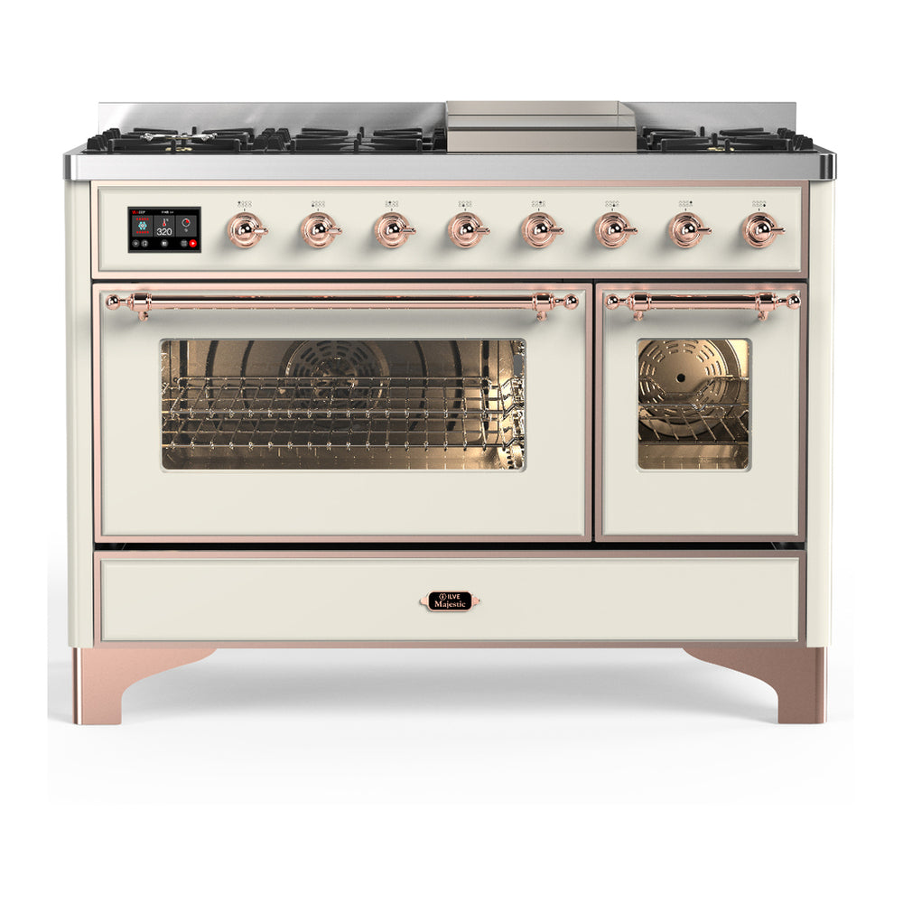 Ilve Ilve Majestic III 48" Dual Fuel Glass Door - Culinary Kitchen OKC