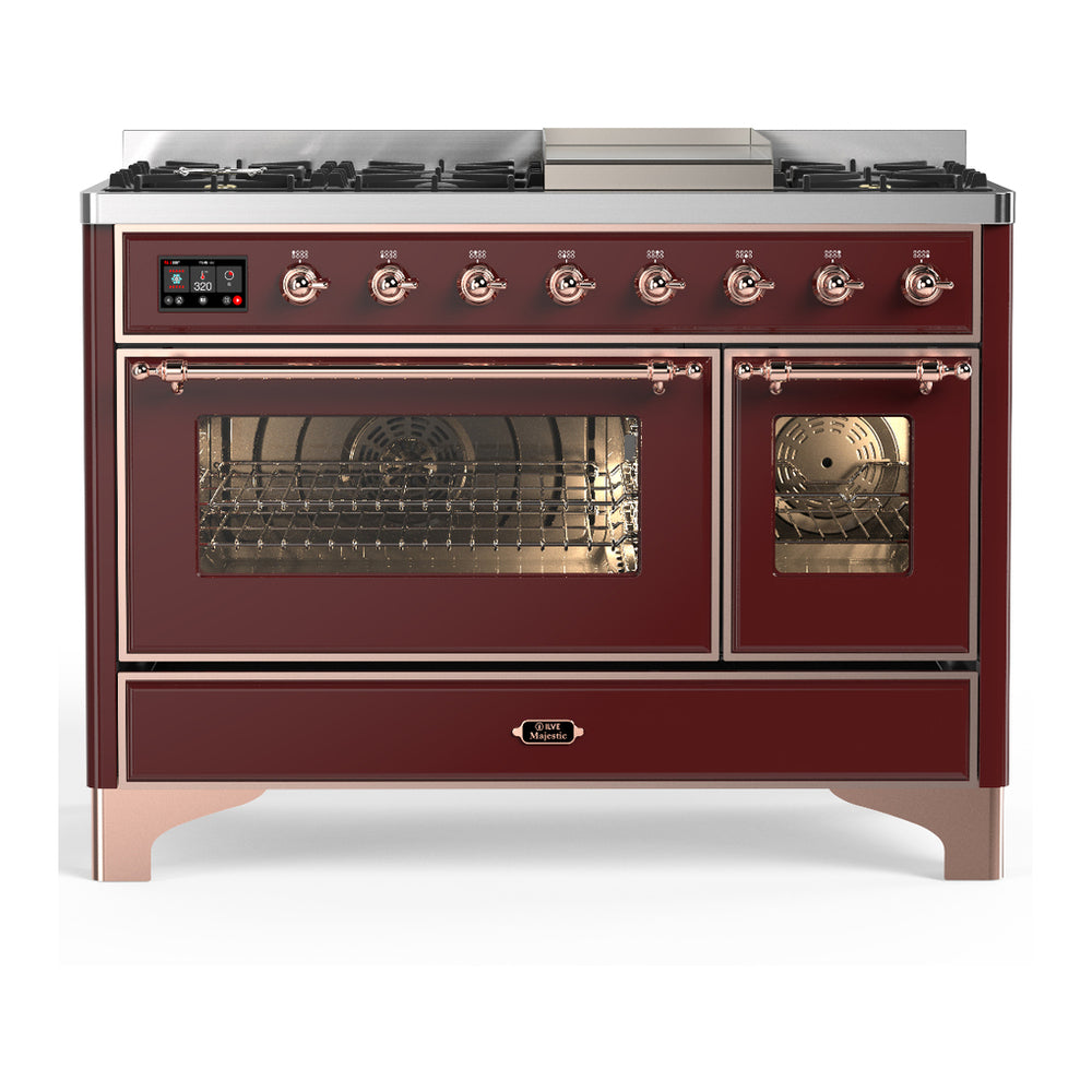 Ilve Ilve Majestic III 48" Dual Fuel Glass Door - Culinary Kitchen OKC