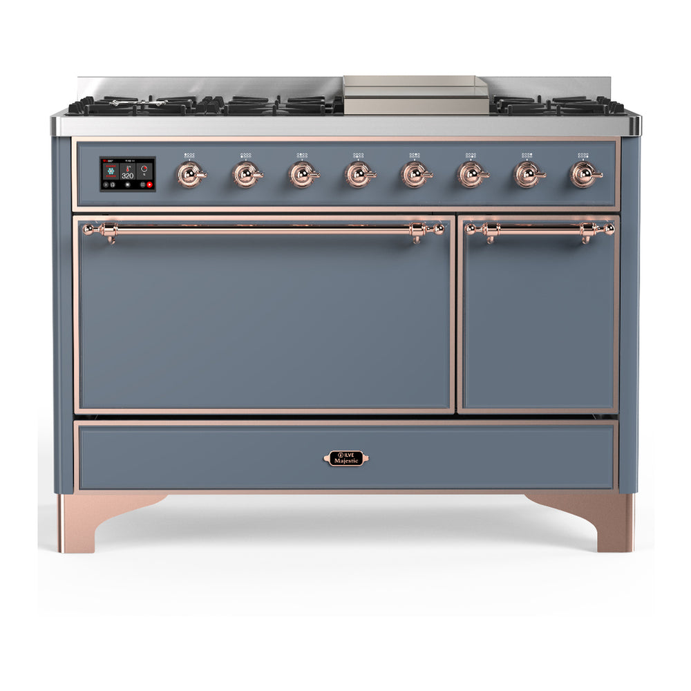 Ilve Ilve Majestic III 48" Dual Fuel Solid Door - Culinary Kitchen OKC