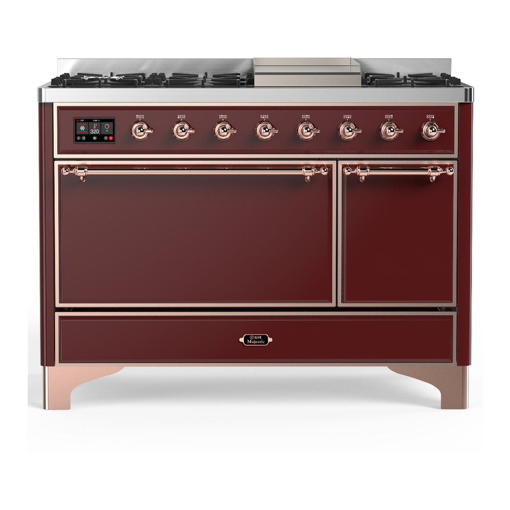 Ilve Ilve Majestic III 48" Dual Fuel Solid Door - Culinary Kitchen OKC