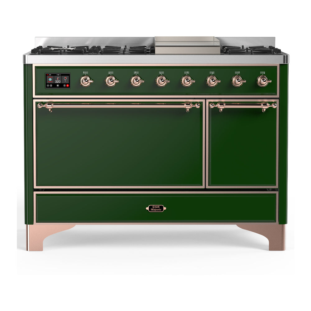 Ilve Ilve Majestic III 48" Dual Fuel Solid Door - Culinary Kitchen OKC