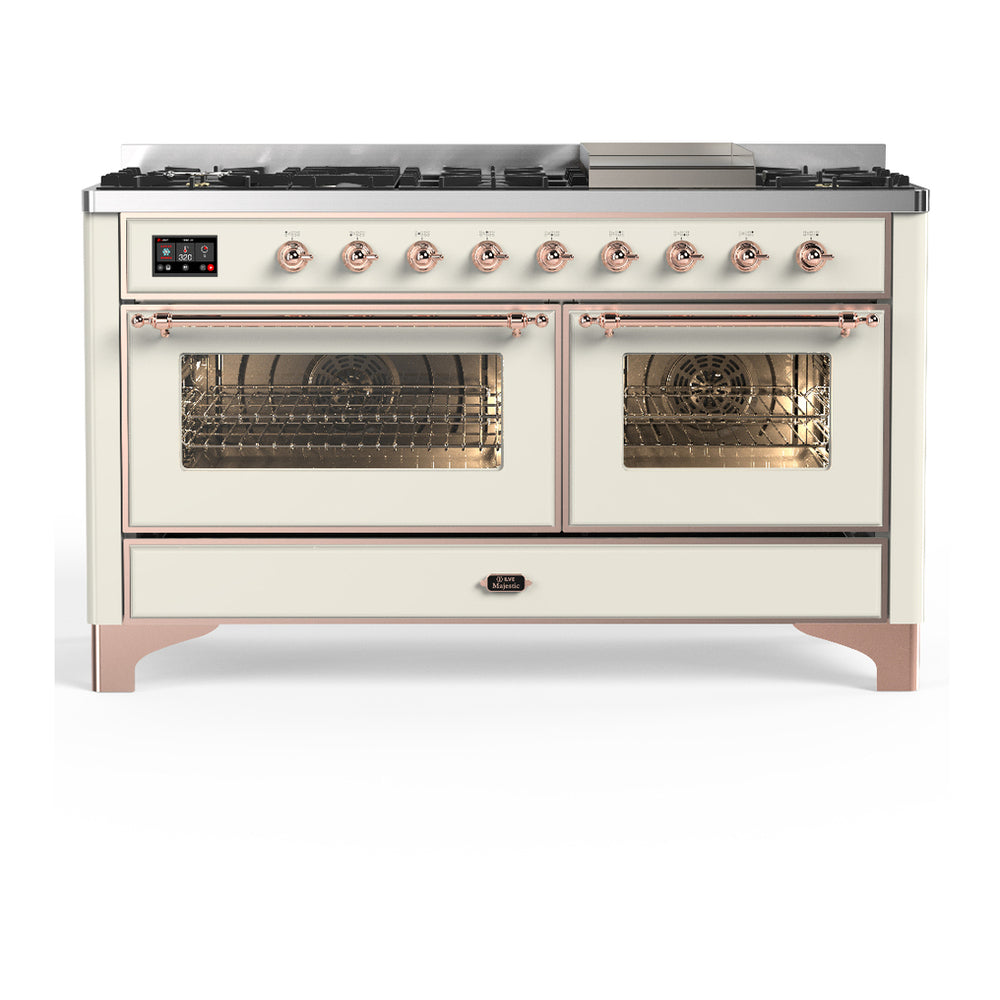 Ilve Ilve Majestic III 60" Dual Fuel Glass Door - Culinary Kitchen OKC