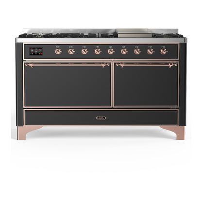 Ilve Ilve Majestic III 60" Dual Fuel Solid Door - Culinary Kitchen OKC