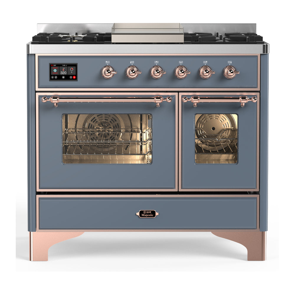 Ilve Ilve Majestic III 40" Dual Fuel Glass Door - Culinary Kitchen OKC
