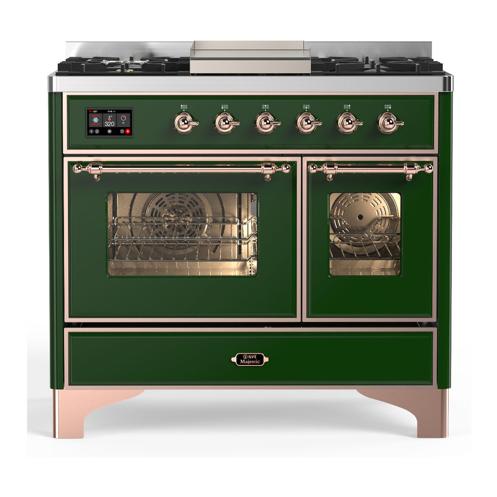 Ilve Ilve Majestic III 40" Dual Fuel Glass Door - Culinary Kitchen OKC