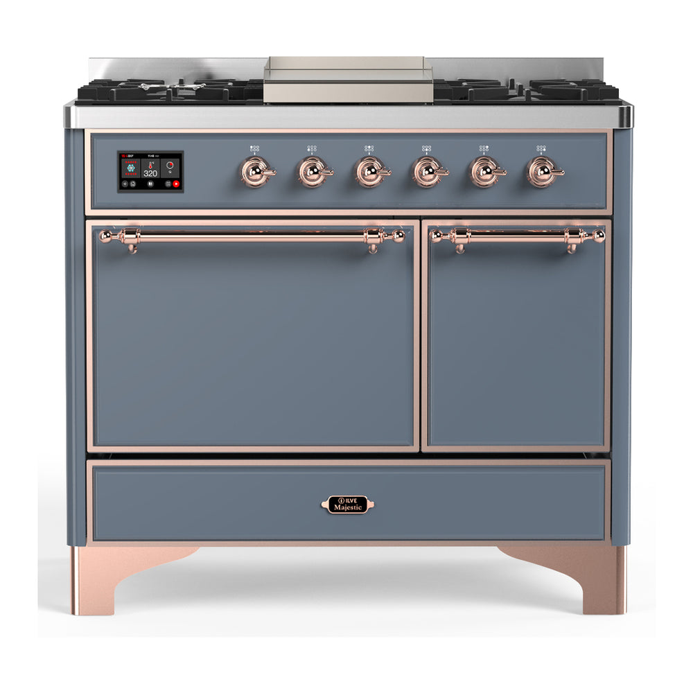Ilve Ilve Majestic III 40" Dual Fuel Solid Door - Culinary Kitchen OKC