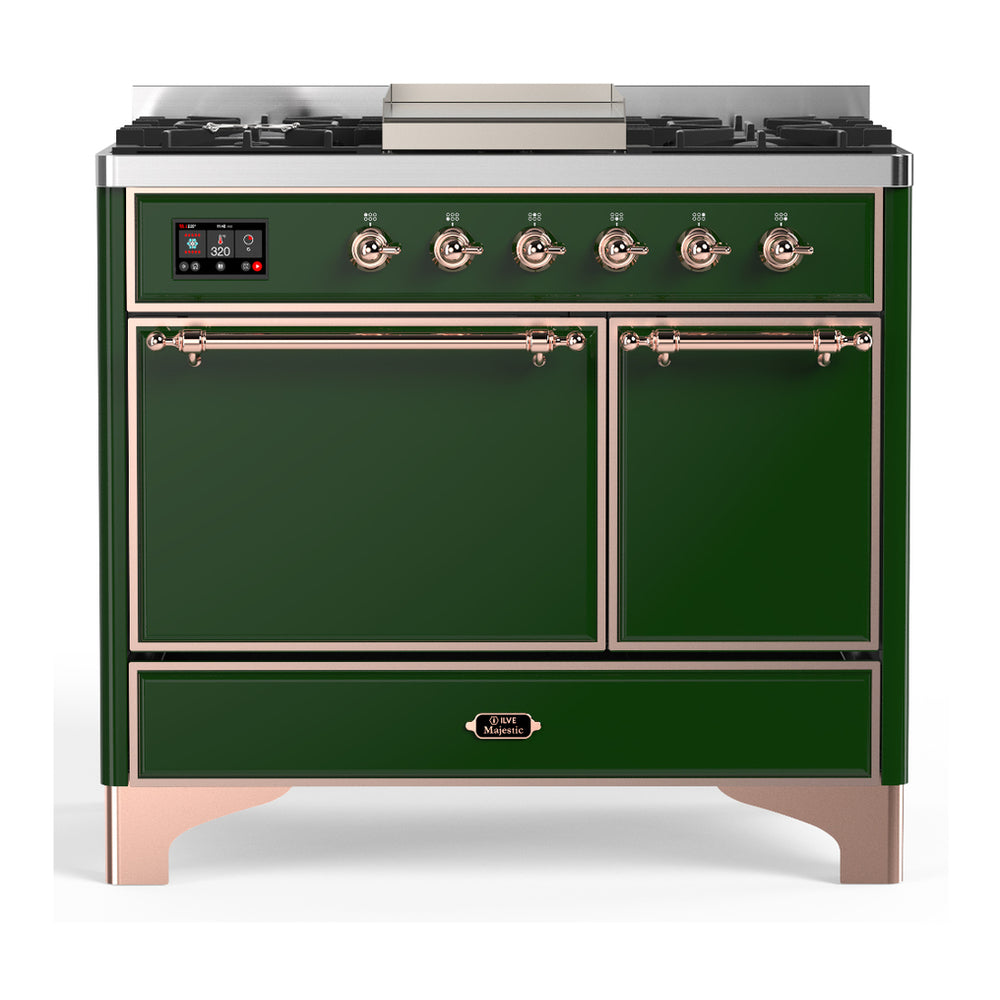 Ilve Ilve Majestic III 40" Dual Fuel Solid Door - Culinary Kitchen OKC