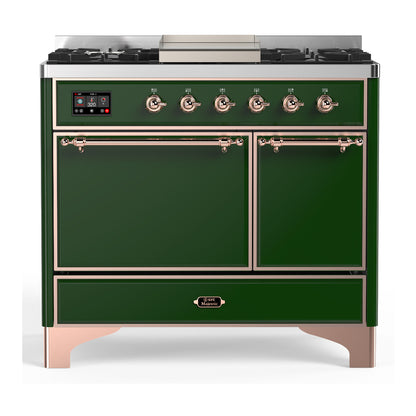 Ilve Ilve Majestic III 40" Dual Fuel Solid Door - Culinary Kitchen OKC
