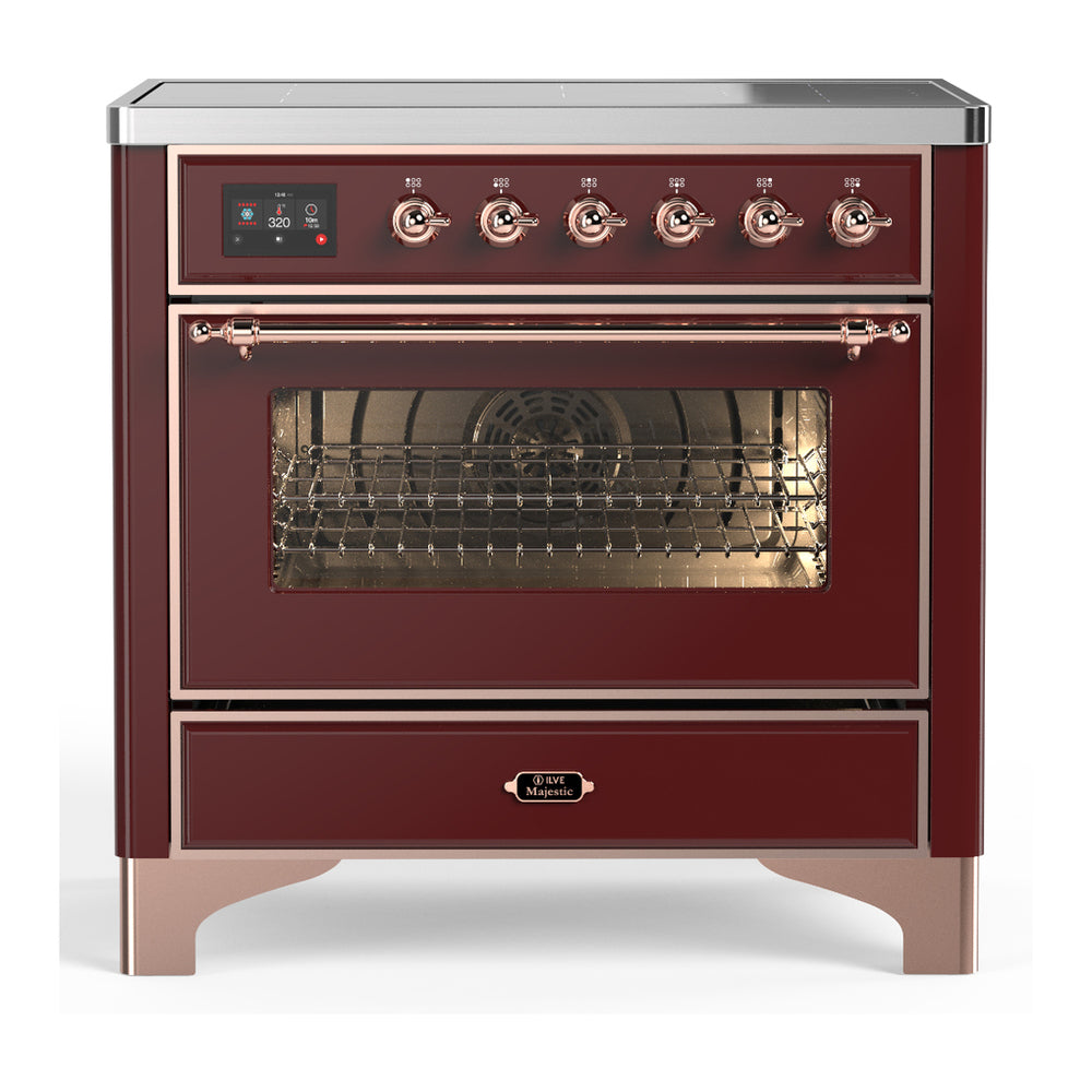 Ilve Ilve Majestic III 36" Induction Glass Door - Culinary Kitchen OKC
