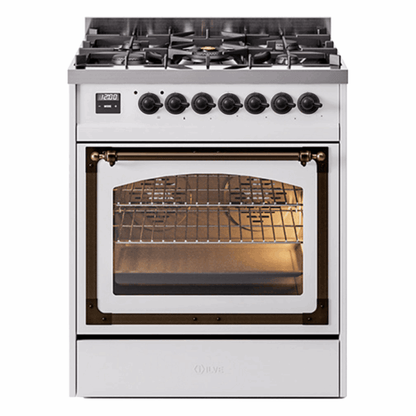 Ilve Ilve Nostalgie II 30" Dual Fuel Glass Door - Culinary Kitchen OKC