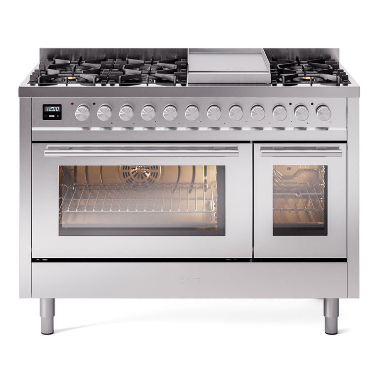 Ilve Ilve Professional Plus II 48" Dual Fuel Glass Door - Culinary Kitchen OKC