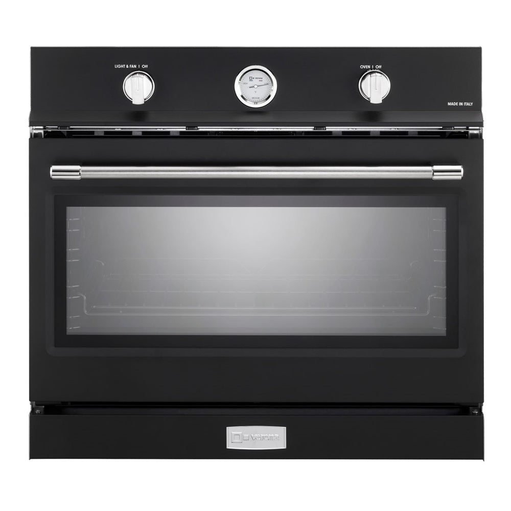 Verona Verona 30 inch Built-In Gas Single Wall Oven with 3.5 cu. ft. Capacity and Convection Matte Black - Culinary Kitchen OKC