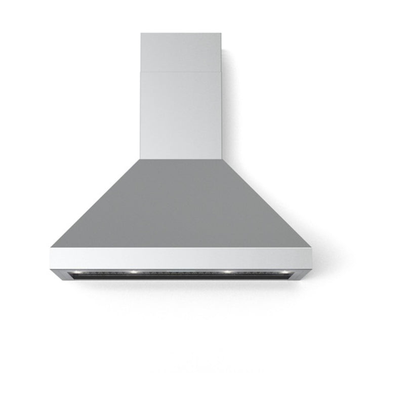 Verona Verona 48 inch Designer Chimney Wall Hood with 1200 CFM, Stainless Steel Baffle Filters, LED Lighting in Stainless Steel - Culinary Kitchen OKC