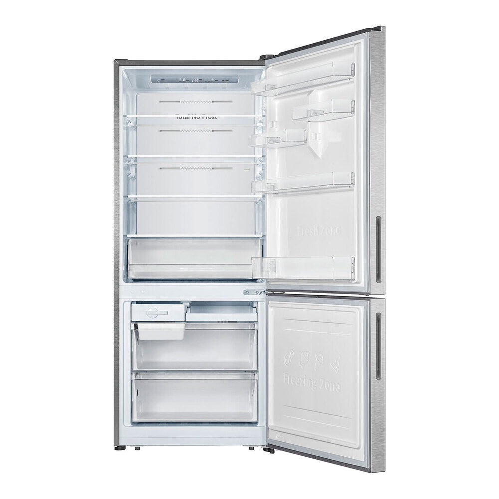 Verona Verona 28 inch Bottom Freezer Refrigerator with 14.8 cu. ft. Total Capacity, Recessed Handle, Reversible Doors, Ice Maker, Energy Star - Culinary Kitchen OKC