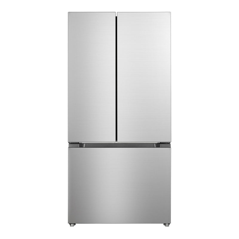 Verona Verona 33 inch Freestanding French Door Refrigerator with 16.5 cu. ft. Capacity, Automatic Ice Maker, Recessed Handle - Culinary Kitchen OKC