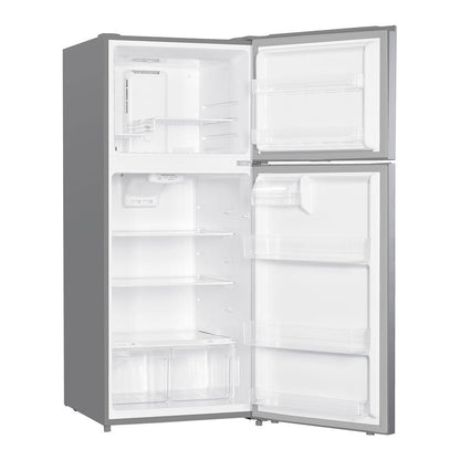 Verona Verona 28 inch Top Freezer Refrigerator with 17.6 cu. ft. Total Capacity, Reversible Doors, Recessed Handle, Energy Star Stainless Steel Look - Culinary Kitchen OKC