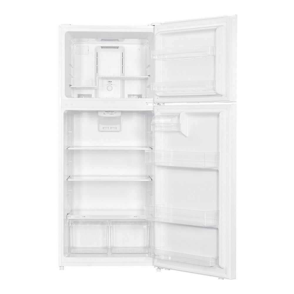 Verona Verona 28 inch Top Freezer Refrigerator with 17.6 cu. ft. Total Capacity, Reversible Doors, Recessed Handle, Energy Star White - Culinary Kitchen OKC