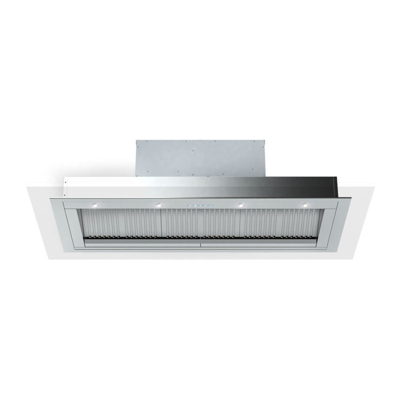 Verona Verona 46 inch Designer Range Hood Insert with 1200 CFM, Stainless Steel Baffle Filters, LED Lighting in Stainless Steel - Culinary Kitchen OKC