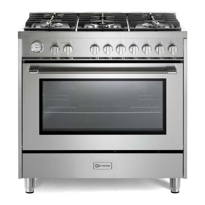 Verona Verona 36 inch Prima Series Freestanding Gas Range with 5 Sealed Burners - Culinary Kitchen OKC